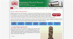 Desktop Screenshot of bangladeshmuseum.gov.bd